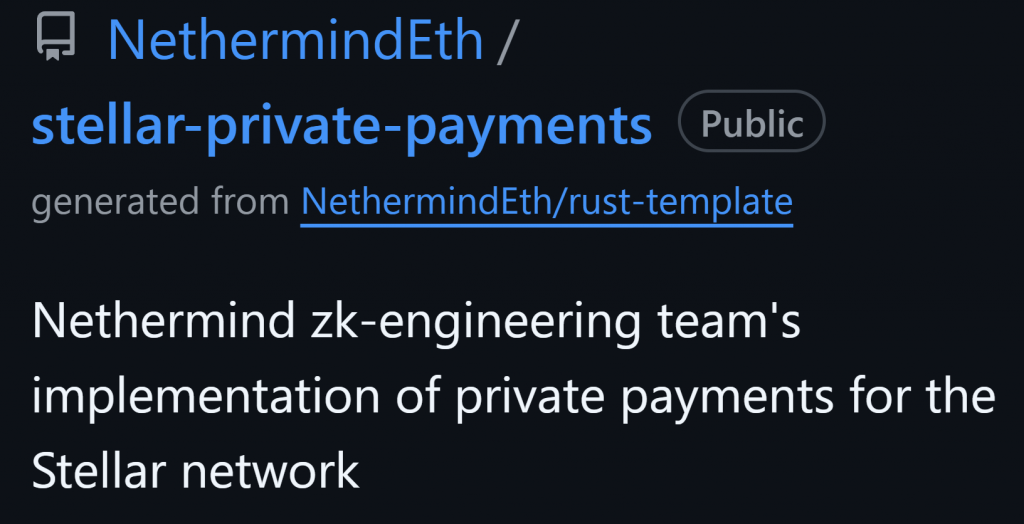 Stellar Private Payments