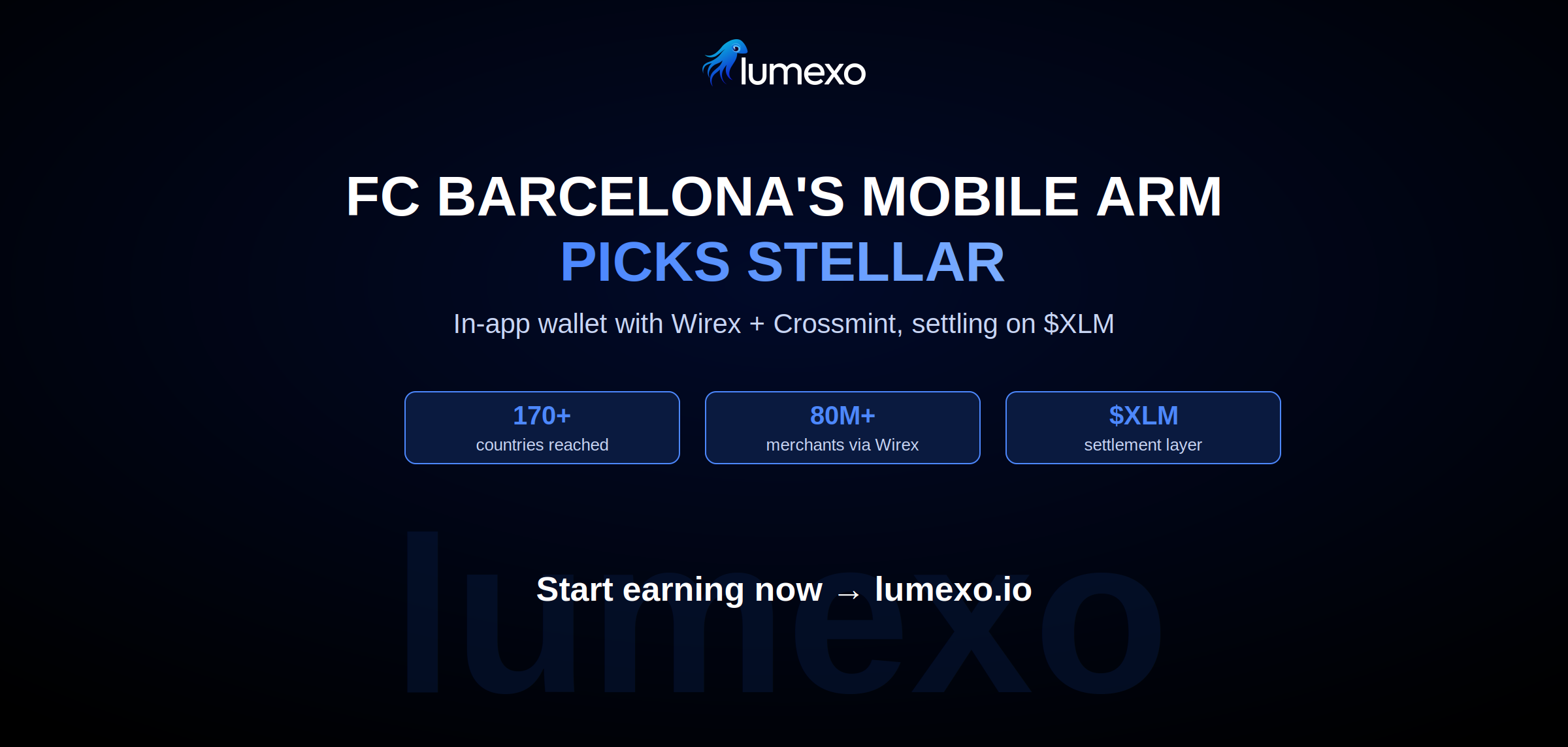 Barça Mobile Stellar wallet